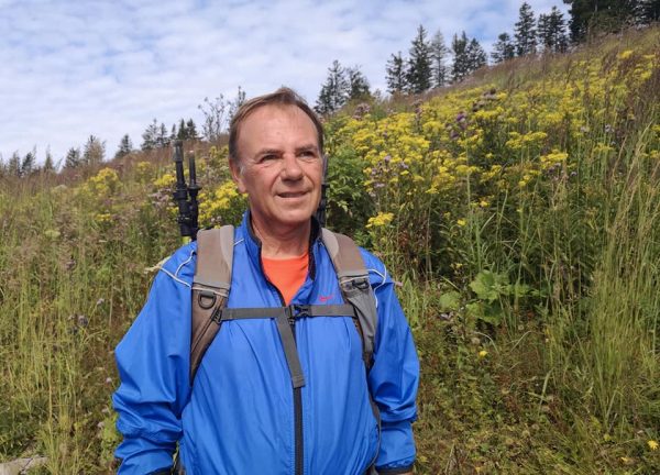 Gerald Bischof privat beim Wandern